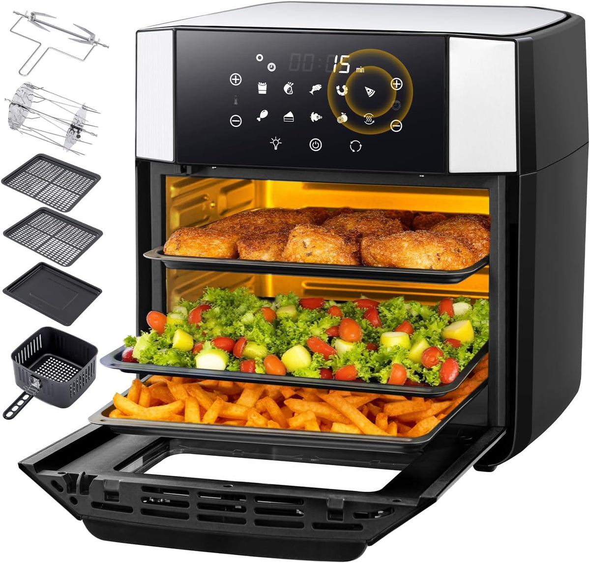 Friteuse sans huile, 15 L, LLIVEKIT