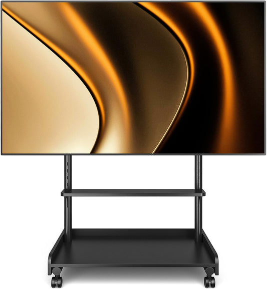 Support TV, 100 mm × 100 mm, 68 kg, noir, TVON
