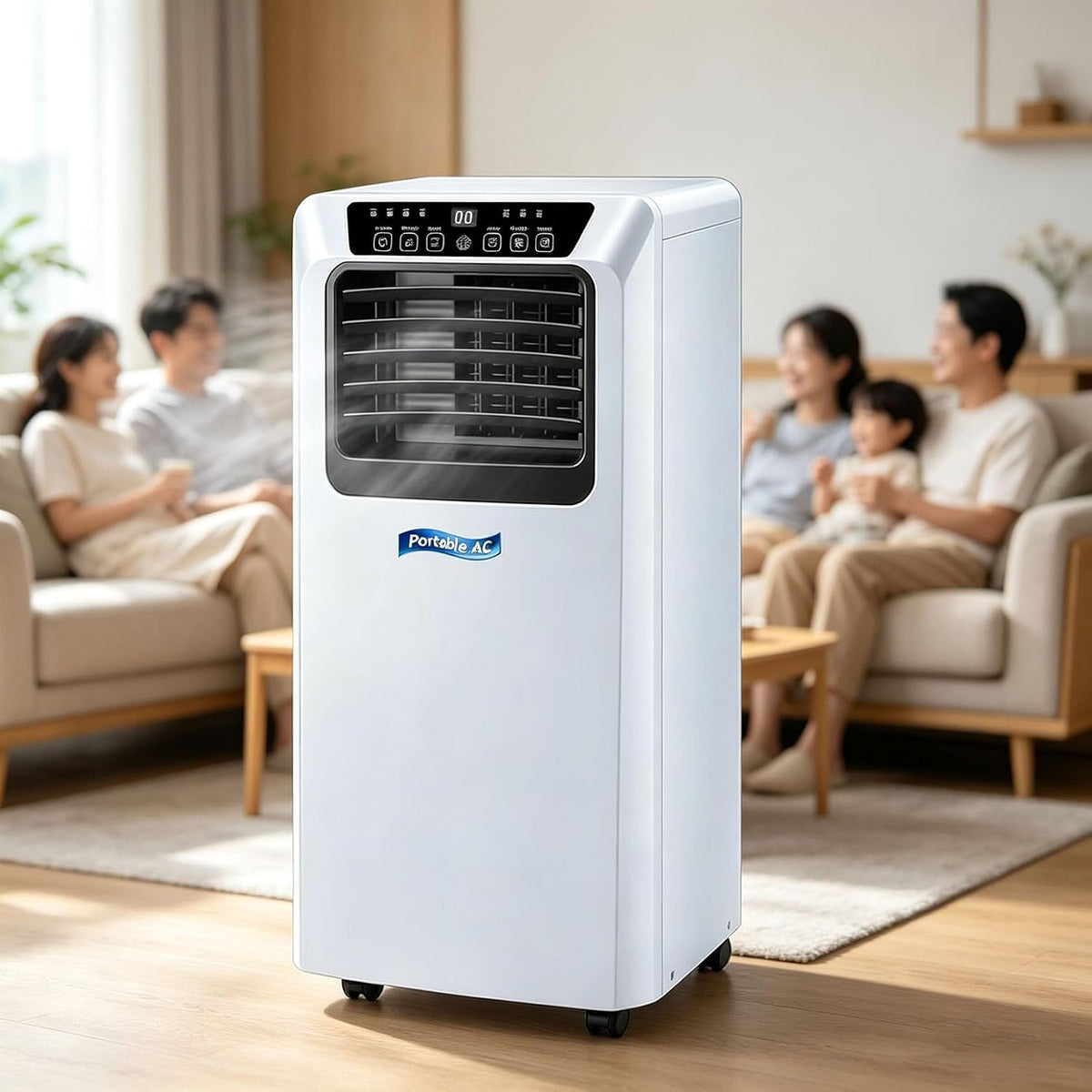 Climatiseur portable, 7000 btu, avec télécommande, ZHIXUMM