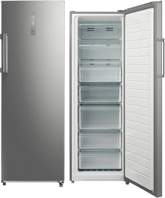 Congélateur EZS-1732, 63,5 cm, 238 L, No Frost, avec éclairage LED, avec tiroirs, blanc, EDESA