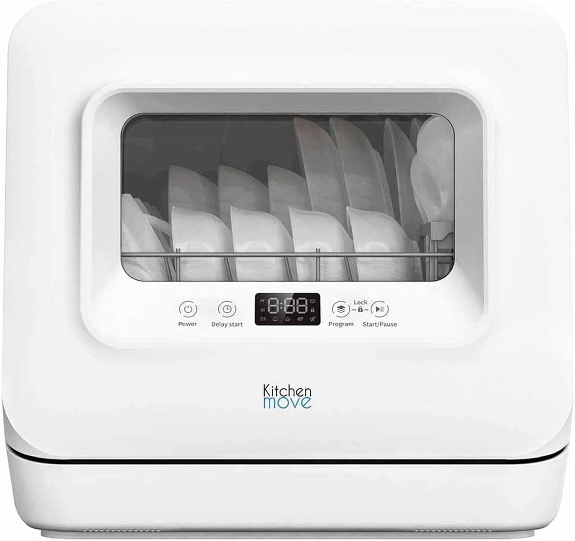 Lave-vaisselle, avec éclairage LED, compact, 3 couverts, KITCHEN MOVE