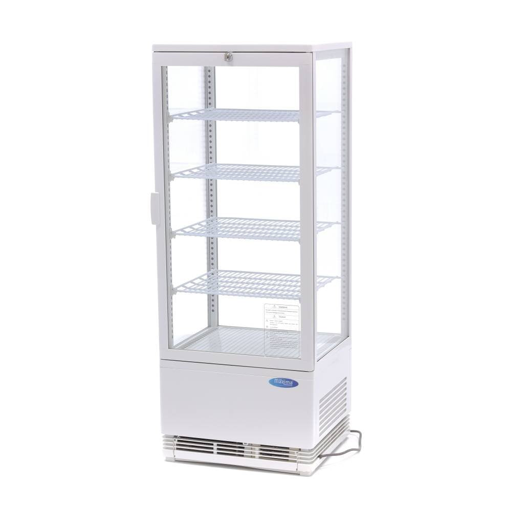 Vitrine réfrigérée, 43 cm, 98 L, blanc, Maxima