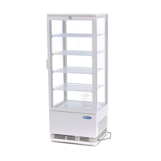 Vitrine réfrigérée, 43 cm, 98 L, blanc, Maxima