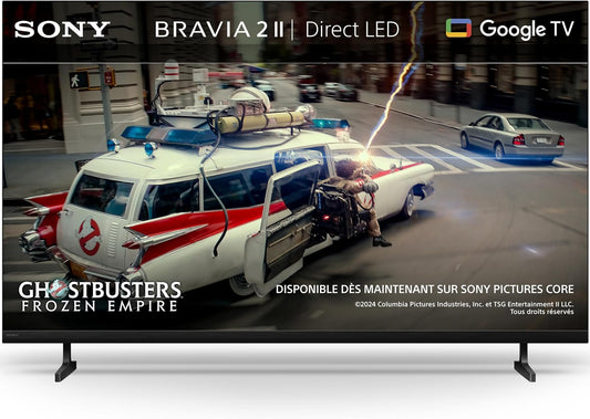 Sony BRAVIA 2IITV 55 téléviseur, 55 pouces, commande intelligente, 4K, Google TV, Dolby Atmos