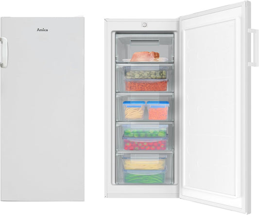 Amica congélateur, 55 cm, 145 L, avec tiroirs, blanc