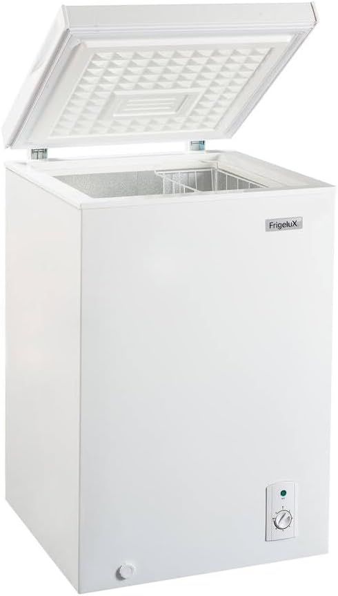 Congélateur CCO100BE, 47 × 45 × 63,2 cm, 58 L, blanc, FrigeluX