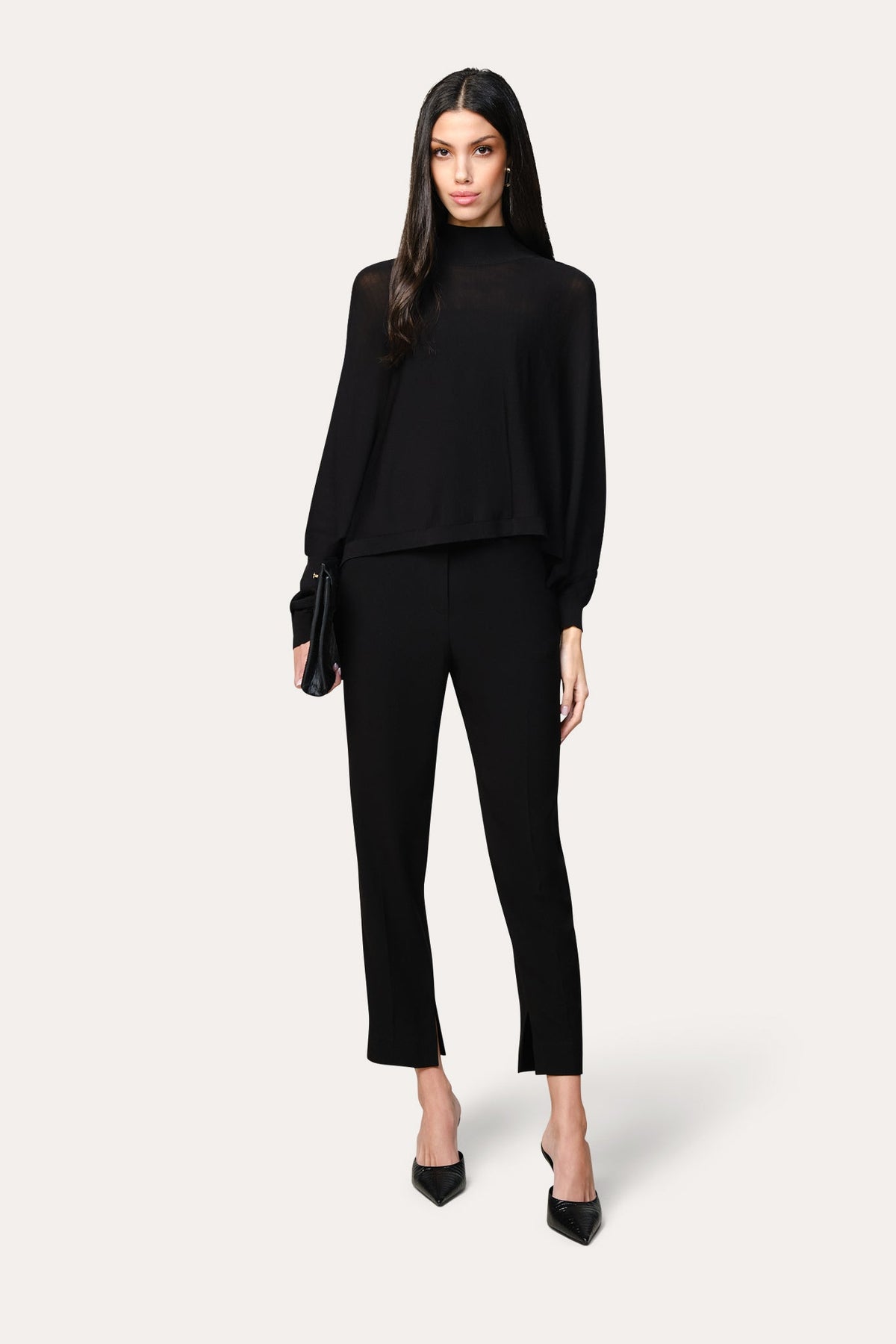 Overlay Two Piece Tube Top Sweater