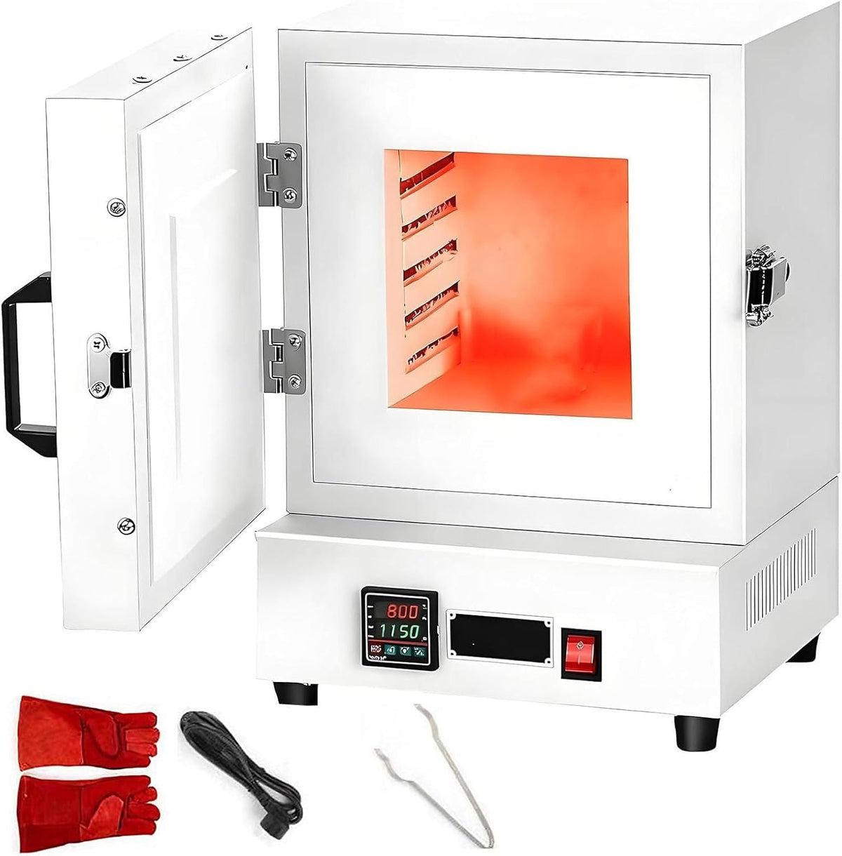 Four, 2000 W, 1150 °C, métal, électrique, compact