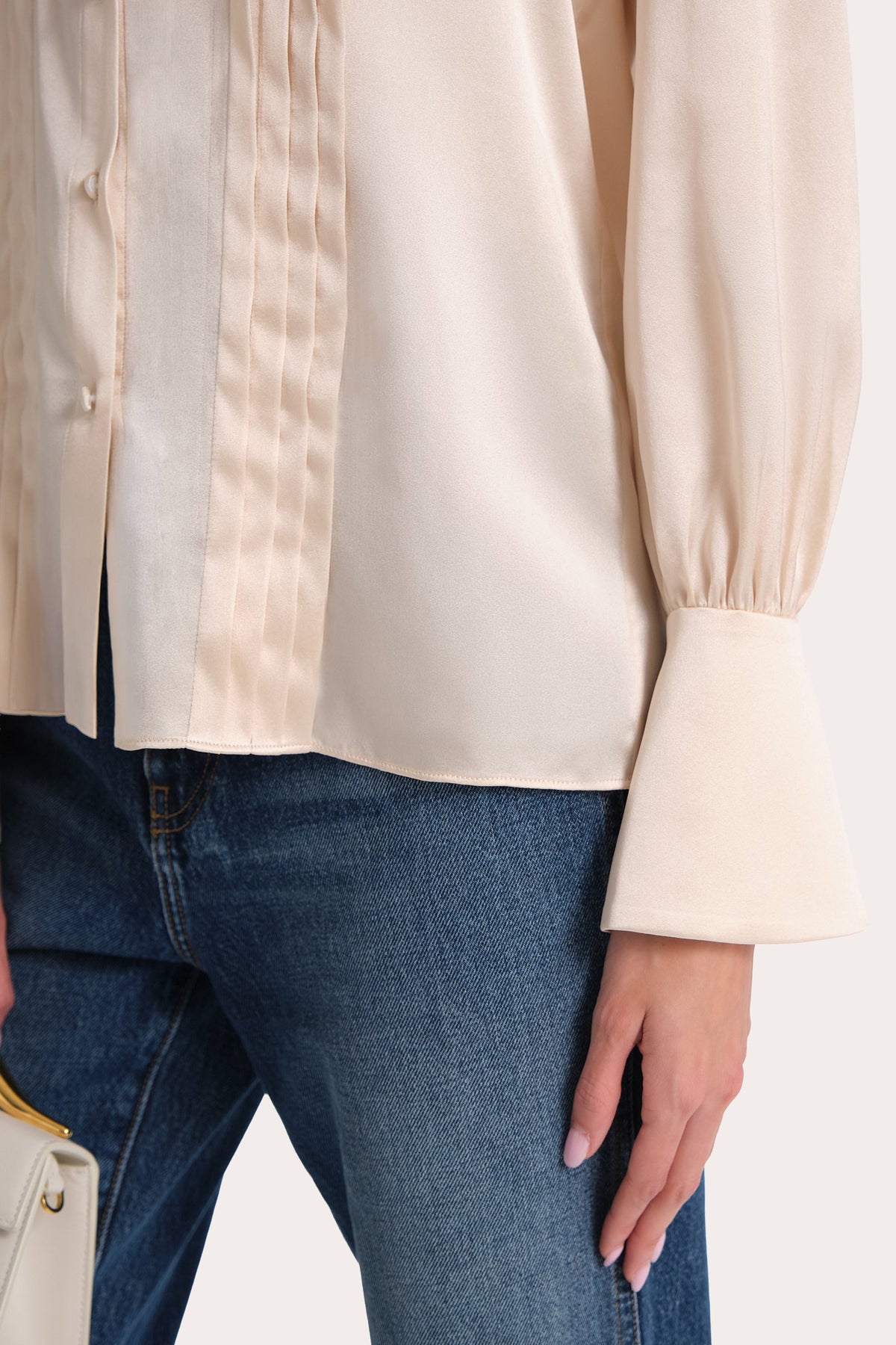 Chloe Charmeuse Blouse