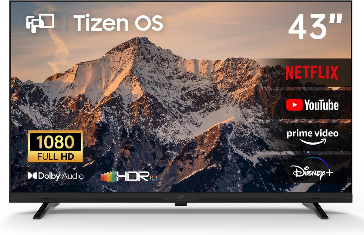 Téléviseur, 43 pouces, commande intelligente, Full HD, FPD