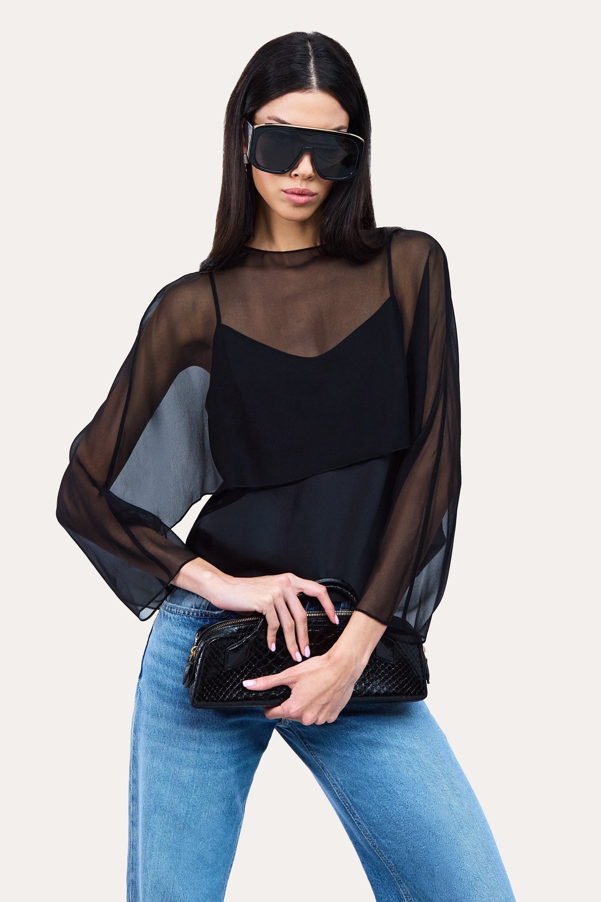 Sienna Silk Overlay Blouse