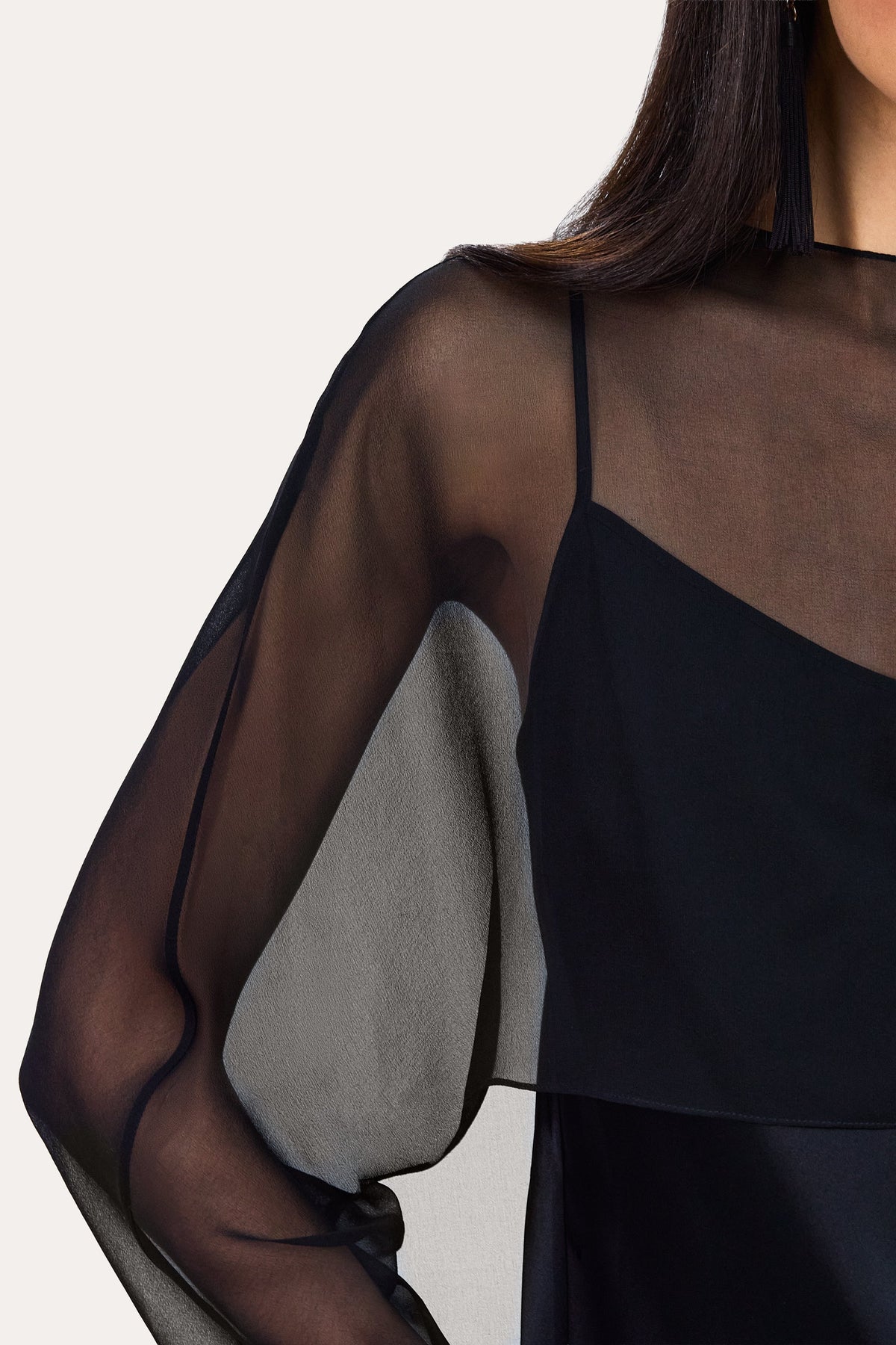 Sienna Silk Overlay Blouse