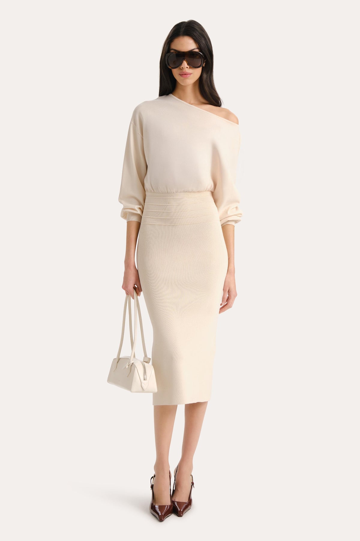 Yara Milano Knit Midi Dress