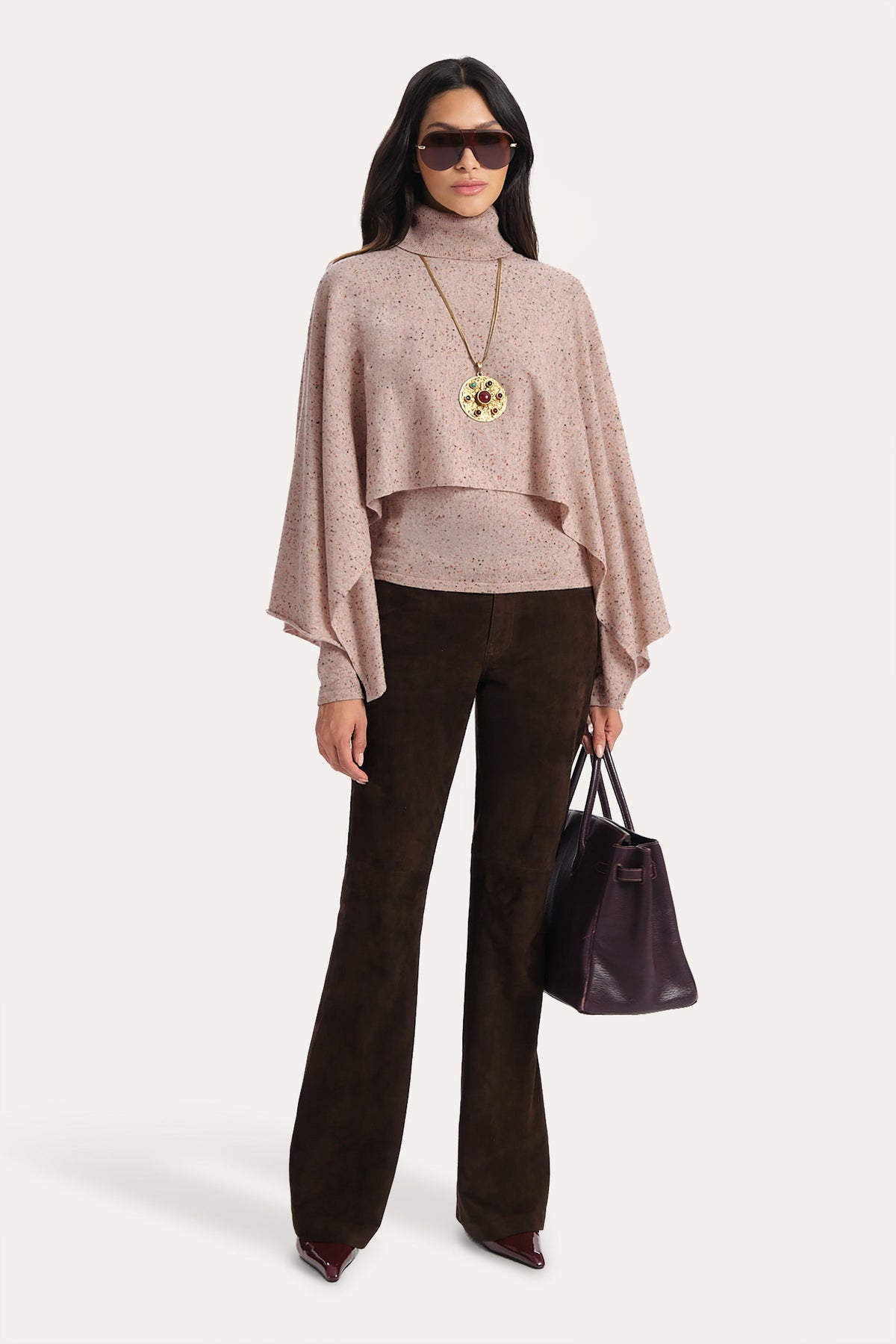 Kennedy Cashmere Poncho