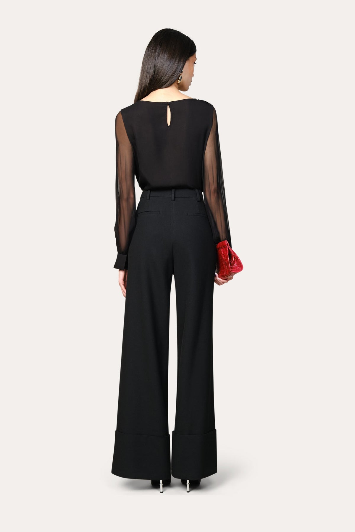 Applique Silk Shirt