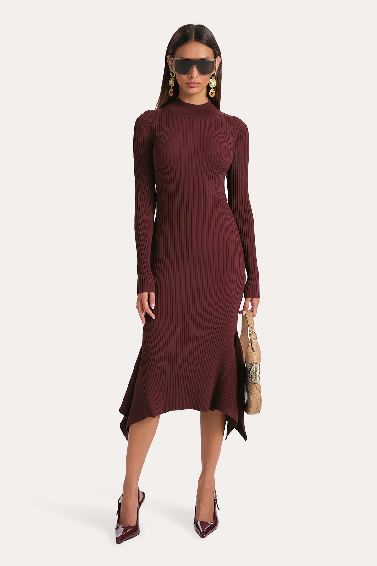 Fiona Rib Sweater Dress
