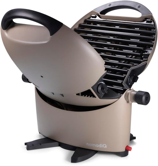 Table de cuisson, 40 cm, compact, à gaz, portable, 2 brûleurs, NOMADIQ