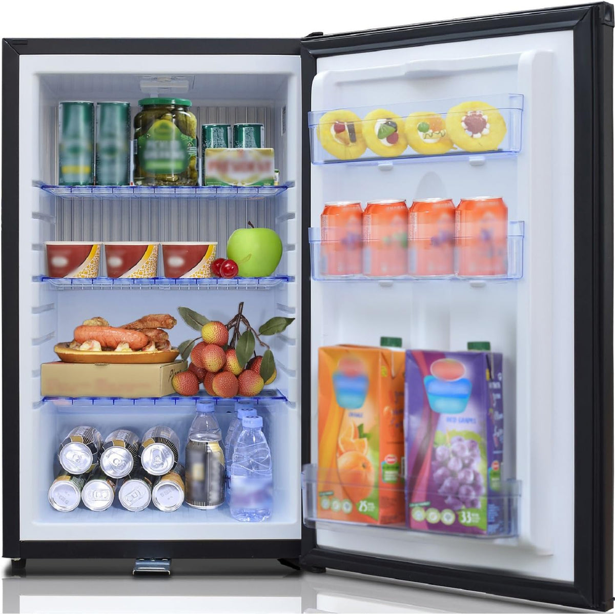 Mini-réfrigérateur, 40,2 × 45,5 × 67,0 cm, 50 L, 12 V, 220 V, 10 °C, noir, pour le bureau, pour la chambre, SMETA