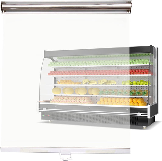 Rideau pour vitrine réfrigérée, 60 cm, plastique