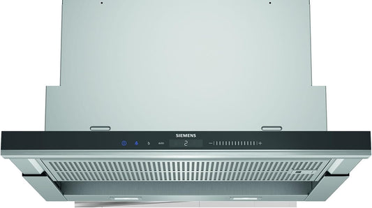 Siemens iQ700 hotte aspirante, 935 m³/h, acier inoxydable, noir