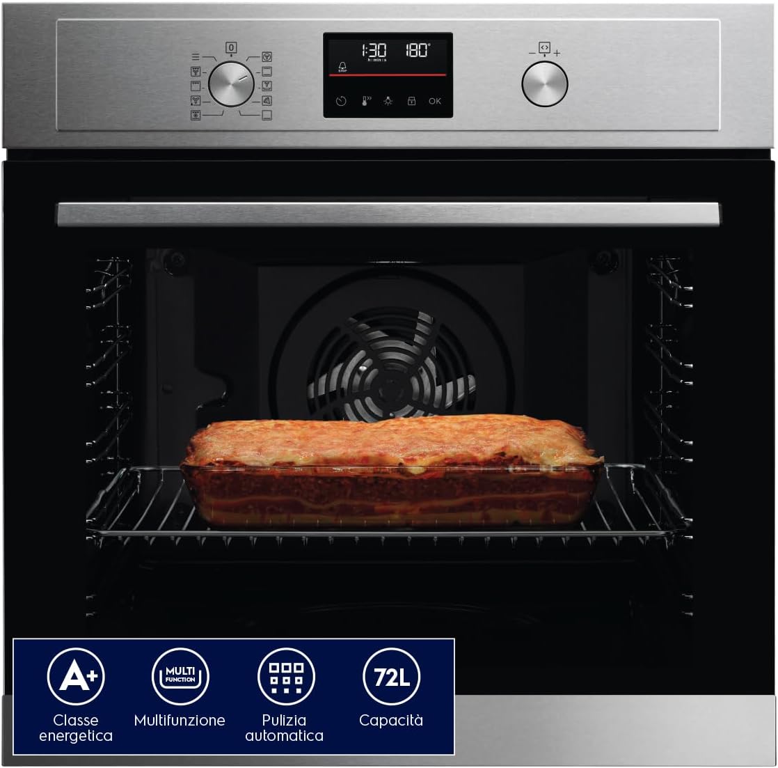 Electrolux EOF4P46X four encastrable, 72 L, acier inoxydable