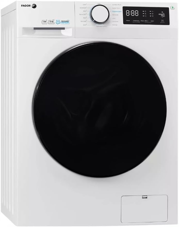 Lave-linge 1400trs/min, 12 kg, frontal, Fagor Commercial