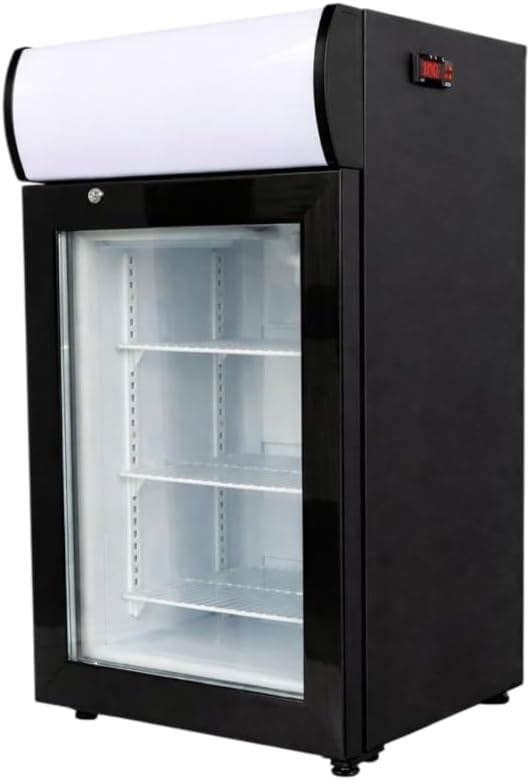 Congélateur, 50 L, –18 °C, avec éclairage LED, compact