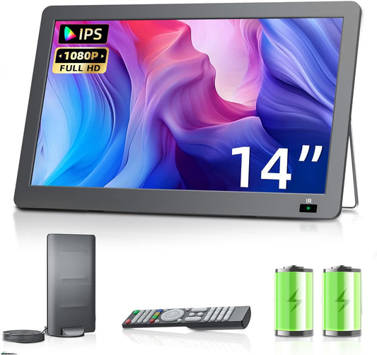 Téléviseur portable, 14 pouces, Desobry