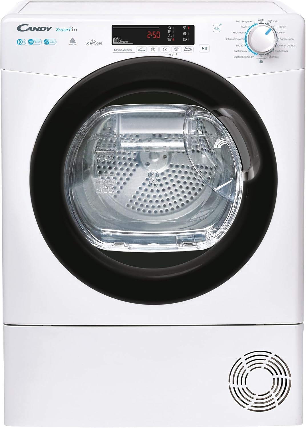 CANDY CSOEH10A2DBEX-47 sèche-linge, 10 kg, pompe à chaleur