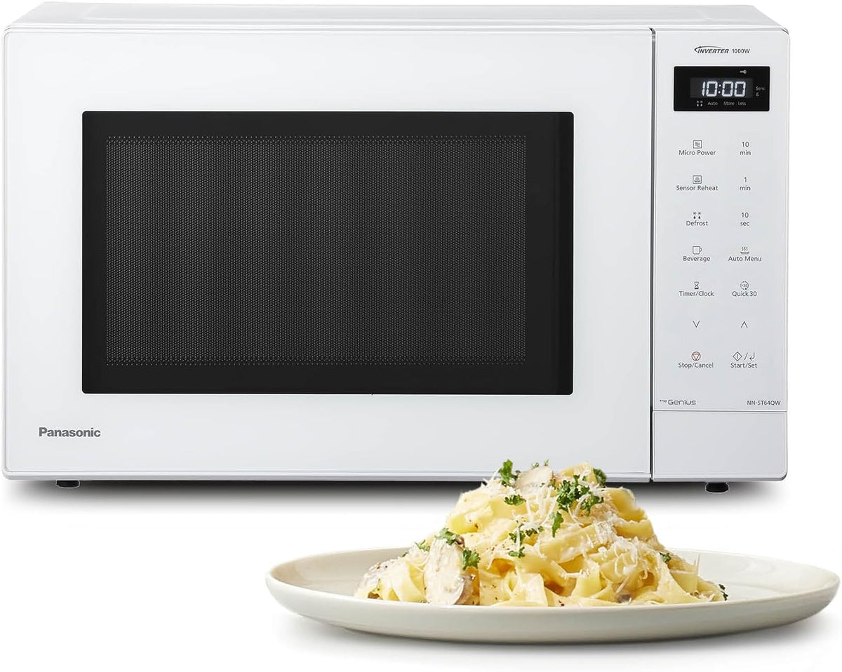 Four à micro-ondes NN-ST64QWEPG, 32 L, 1000 W, blanc, 20 programmes, Panasonic