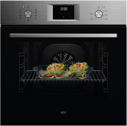 AEG OU5AB21CM four, 65 L, avec éclairage LED, acier inoxydable