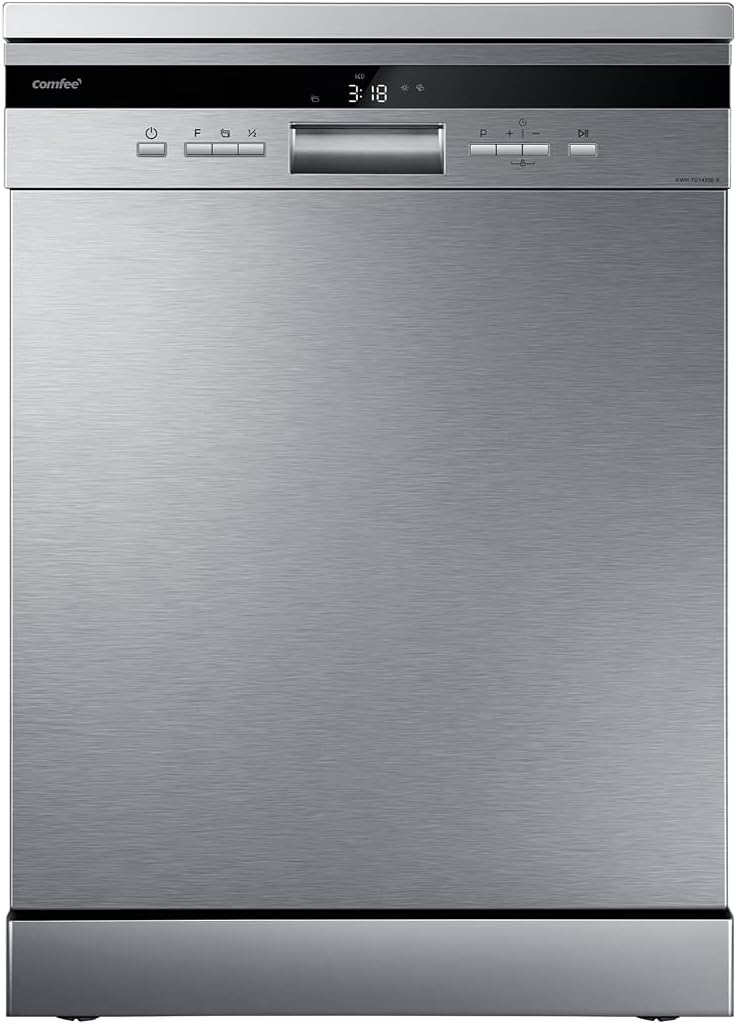 Lave-vaisselle FD1435E-X, 60 cm, 44 dB, pose libre, 14 couverts, Comfee