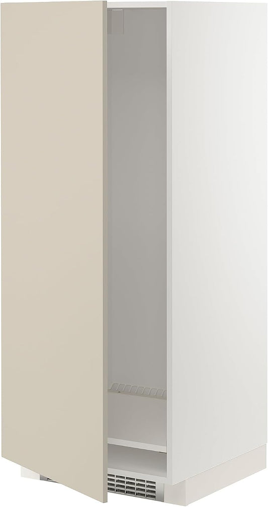Armoire haute pour réfrigérateur-congélateur, 60 × 60 × 140 cm, blanc, Protuning